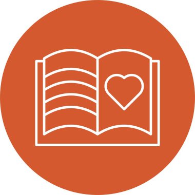 Misafir Kitap Satırı Çemberi Simgesi