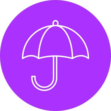 Şemsiye Satırı Çemberi Simgesi