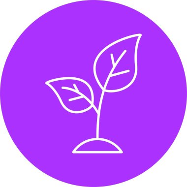 Filizlenme Çizgisi Çemberi Simgesi