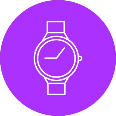 Günlük İzleme Çizgisi Çemberi Simgesi