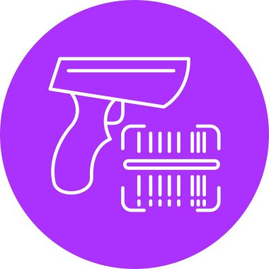 Barkod Satır Çemberi Simgesi