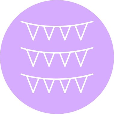 Bunting Hat Çemberi Simgesi