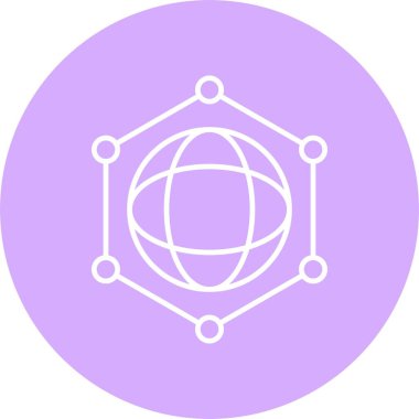 Ağ Satırı Çemberi Simgesi