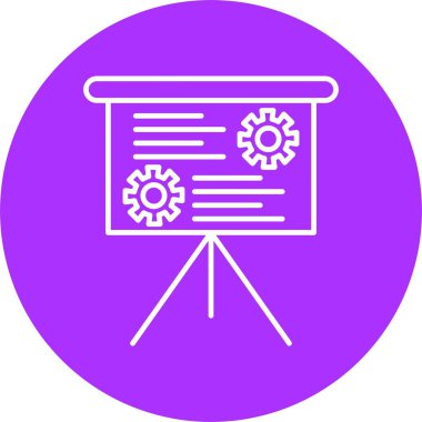 Sunum Satırı Çemberi Simgesi