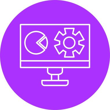 Yönetim Satırı Çemberi Simgesi