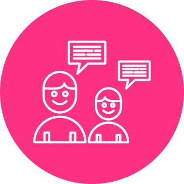 Konuşma Satırı Çemberi Simgesi