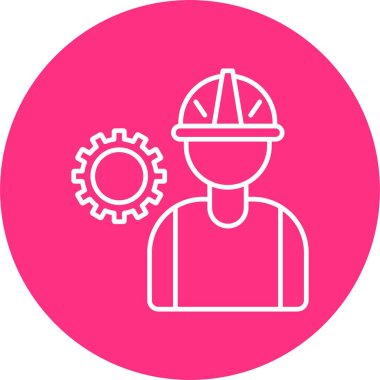 İşçi Satırı Çemberi Simgesi