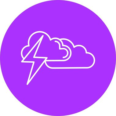 Şimşek Çizgisi Çemberi Simgesi