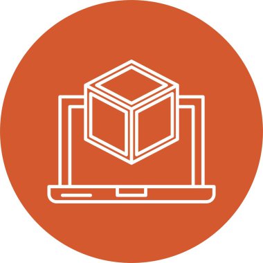 3d Satır Çemberi Simgesi