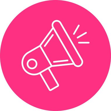 Pazarlama Satırı Çemberi Simgesi