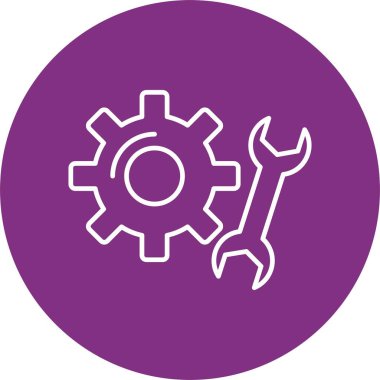 Servis Satırı Çemberi Simgesi