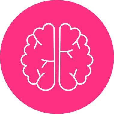 Psikoloji Çizgisi Çemberi Simgesi