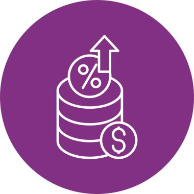 Faiz Oranı Çemberi Simgesi