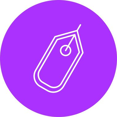 Etiket Satırı Çemberi Simgesi