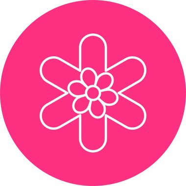 Gallardia Çizgi Çemberi Simgesi