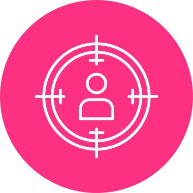 Hedef Satır Çemberi Simgesi