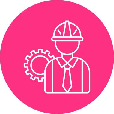 Mühendis Satırı Çemberi Simgesi