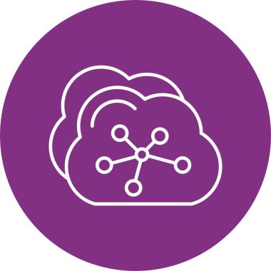 Bulut Satırı Çemberi Simgesi