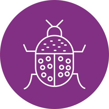 Böcek Çizgisi Çemberi Simgesi