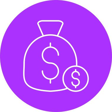 Yatırım Satırı Çemberi Simgesi