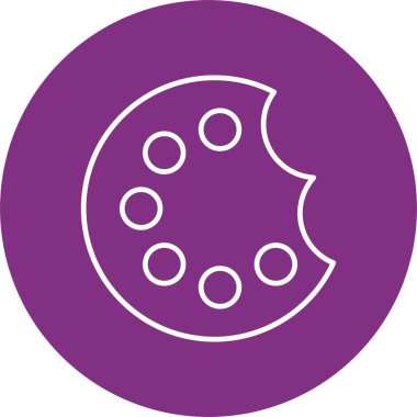 Palet Satırı Boyama Çemberi Simgesi