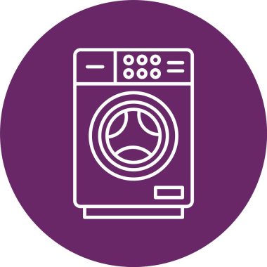 Çamaşır Makinesi Hattı Çemberi Simgesi