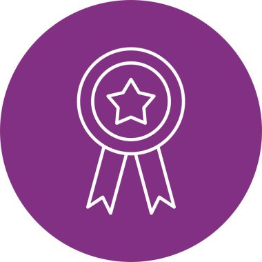 Madalya Çizgisi Çemberi Simgesi