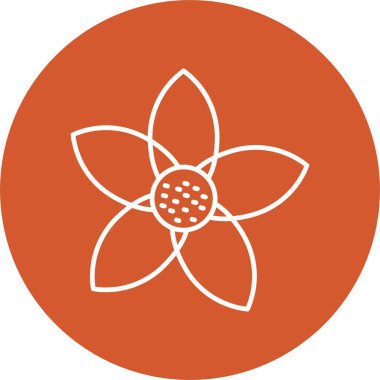 Kiraz Çiçeği Hattı Çemberi Simgesi