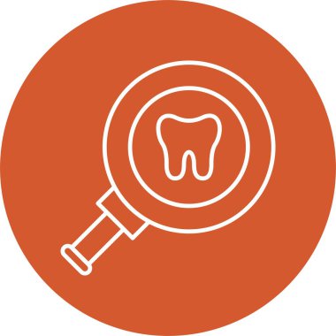 Diş Sağlama Satırı Çemberi Simgesi