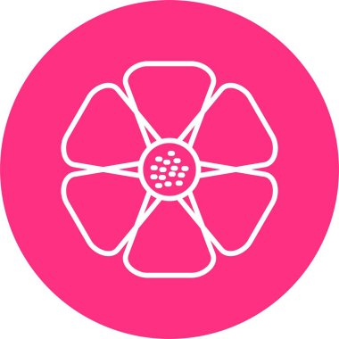 Hibiscus Satır Çemberi Simgesi