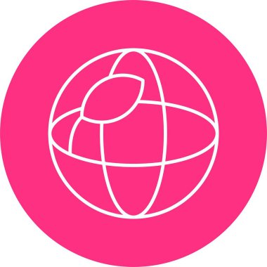 Çevre Dost Çizgisi Çemberi Simgesi