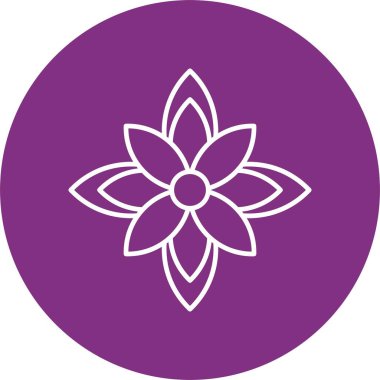 Poinsettia Satır Çemberi Simgesi