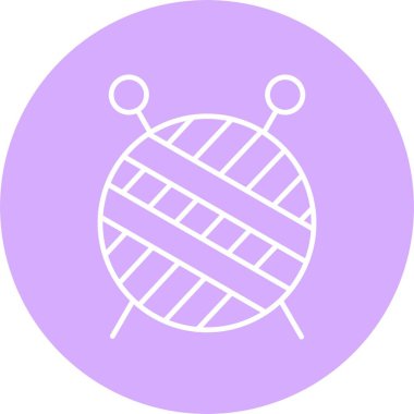 Örgü Çizgisi Çemberi Simgesi