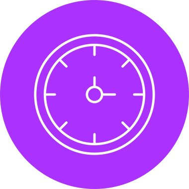 Saat Çizgisi Çemberi Simgesi