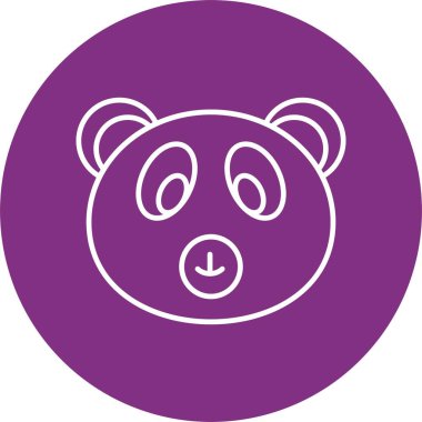 Kutup Ayısı Çizgisi Çemberi Simgesi