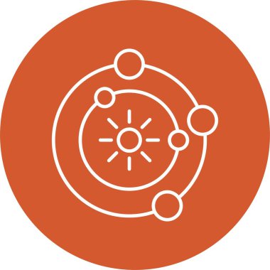 Güneş Sistemi Satır Çemberi Simgesi