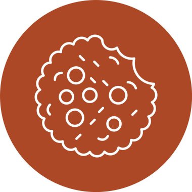 Çerez Çizgisi Çemberi Simgesi