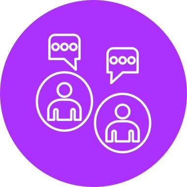 Anında İleti Satırı Çemberi Simgesi