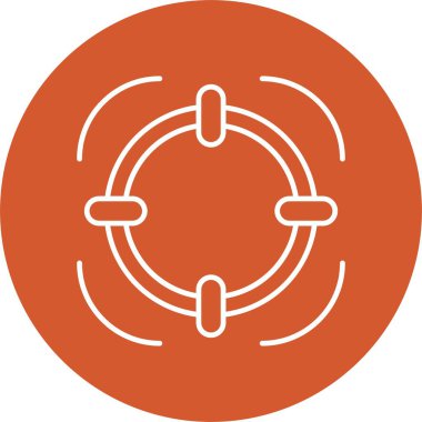 Hedef Satır Çemberi Simgesi