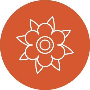 Dahlia Çizgisi Çemberi Simgesi