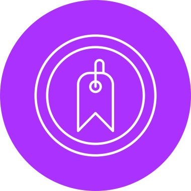 Etiket Satırı Çemberi Simgesi