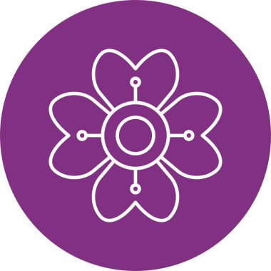 Ortanca Çizgisi Çemberi Simgesi