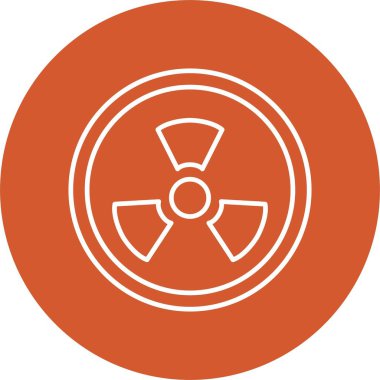 Radyoaktivite Çizgisi Çemberi Simgesi