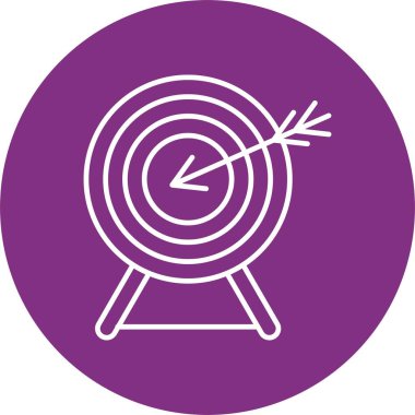 Hedef Satır Çemberi Simgesi