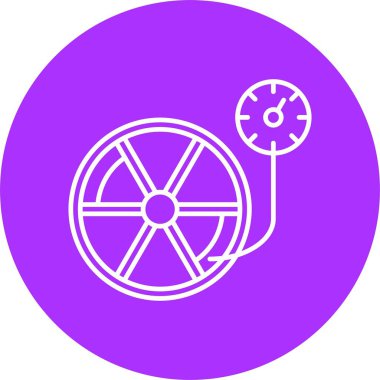 Lastik Basınç Hattı Çemberi Simgesi