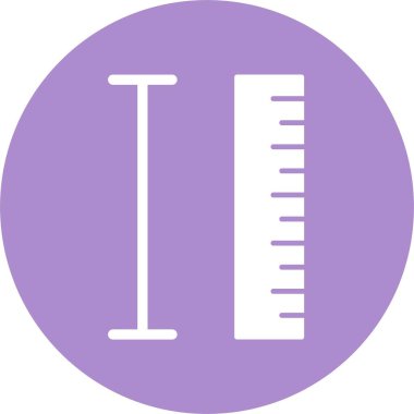 Ölçüm Kabartma Çemberi Simgesi