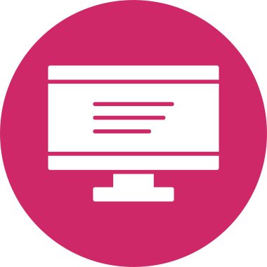 Lcd Kabartma Çemberi Simgesi