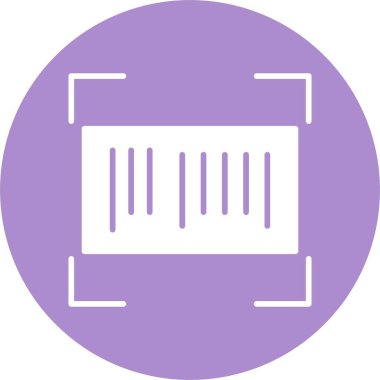 Barkod Kabartma Çemberi Simgesi