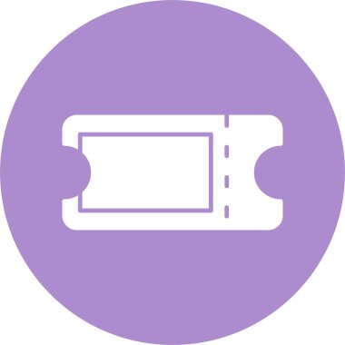 Bilet Kabartma Çemberi Simgesi