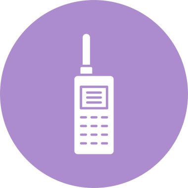 Telsiz Kabartma Çemberi Simgesi